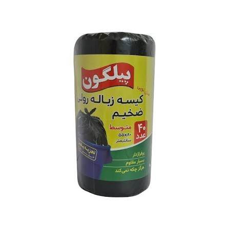 کیسه زباله پیلگون با بسته‌بندی منظم و مصرف بهینه